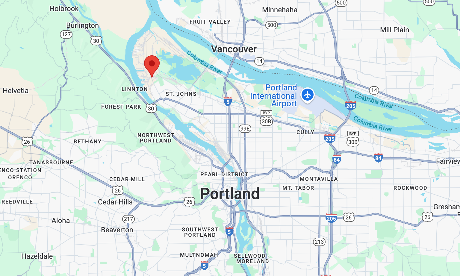 WasteXpress-Portland-Location