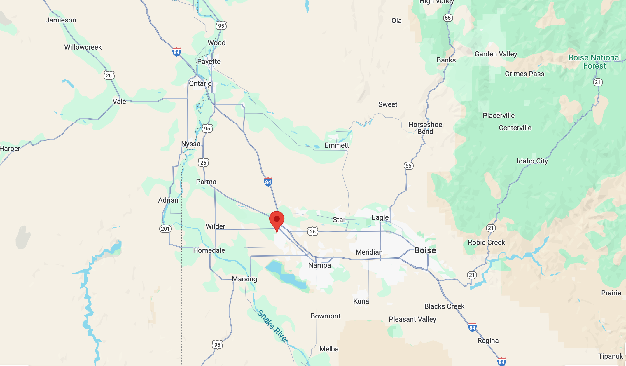 PNE Idaho Facility Map